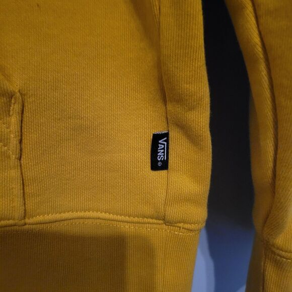 Vans Hoodie In Our Hands Pullover Golden Yellow Size Medium Skater Streetwear - Picture 10 of 16